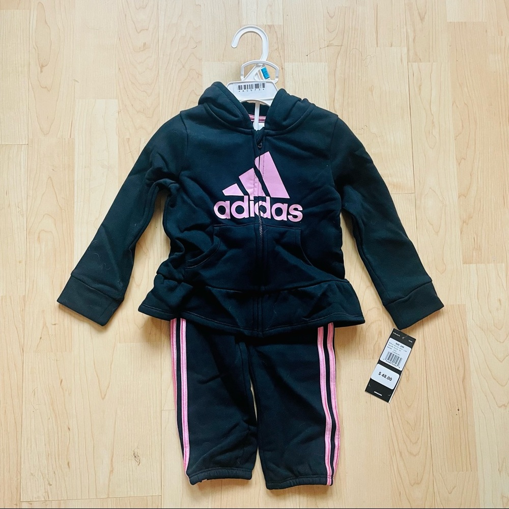 Adidas Two Piece Hoodie/Pants Set Size 24M